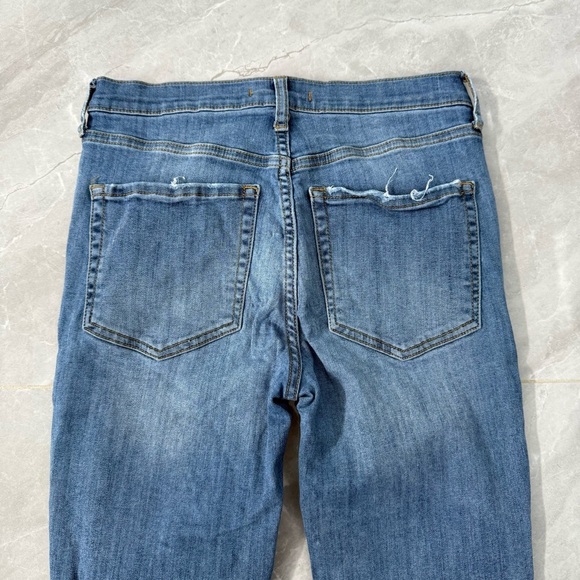 Women’s Free People Distressed High Rise Stretch Skinny Jeans 61855-16515125 - Picture 13 of 16